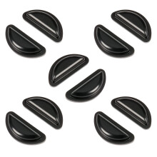 Quality Gel Nose Pad Compatible for D Shaped Eyeglasses-Black