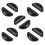 Quality Gel Nose Pad Compatible for D Shaped Eyeglasses-Black 1