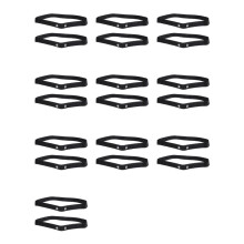 20Pcs Elastic Heart Rate Chest Strap Bands for Geonaute Wahoo  Magene Bryton Coospo Heart Rate Sensor Chest Belt