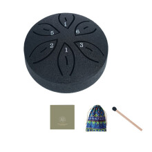 Kindermusikinstrumente Orff-Instrumente Basteln  Hohltrommel 3 Zoll 6 Töne Schwarz