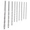 EXTRA LONG HSS DRILL BITS 2mm 2.5mm 3mm 4mm 5mm 6mm SET 1