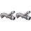 2X Aluminium Cooling Radiator Coolant Hose Connector Water Outlet Pipe for  E46 E85 E60 E61 E83 E81 E93 11537560130 1
