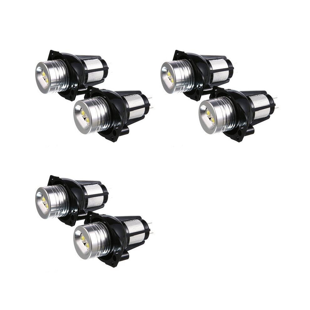 6X Led Angel Eye Halo Ring Bulb 20W For E90 E91 Light 6033449249802