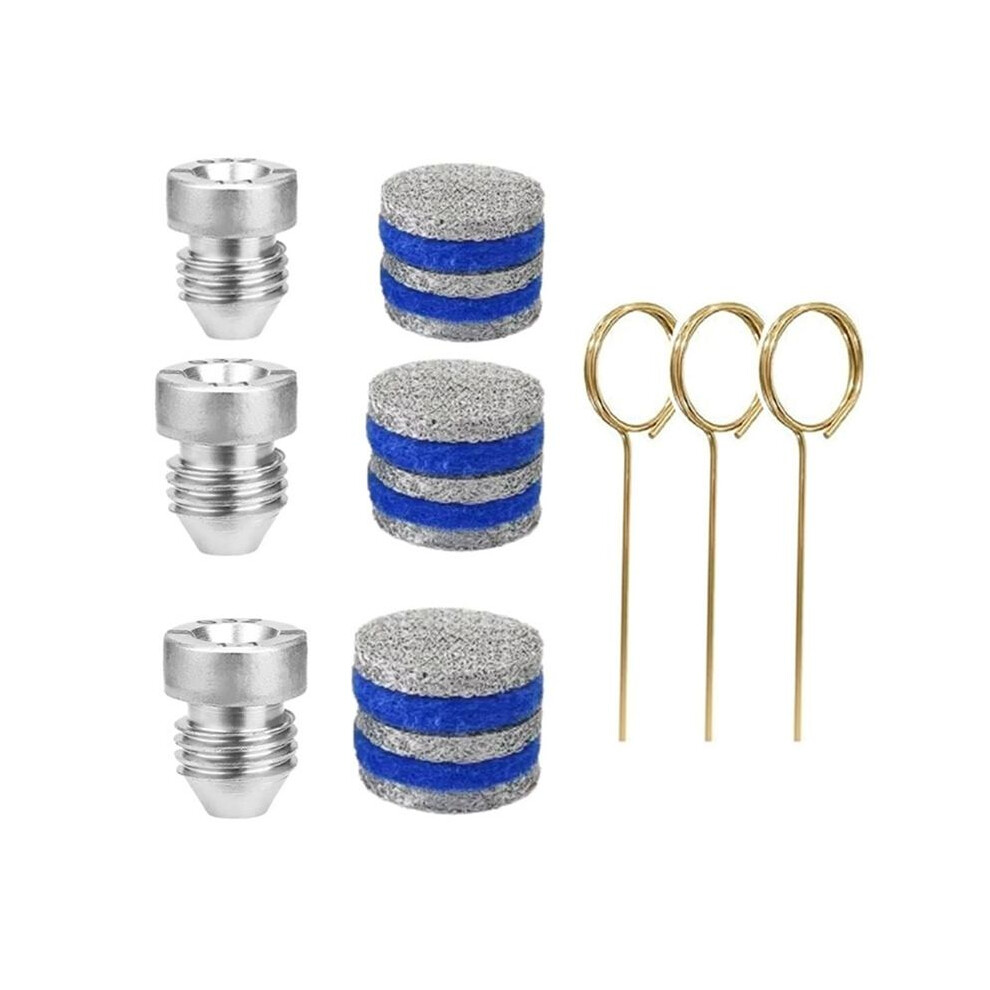 3Set 1.1 Mm Foam Cannon Orifice Nozzle And Foam Maker Replacement Thread Nozzle Tips And Mesh Filter For Snow Foam Lance 6033970390257