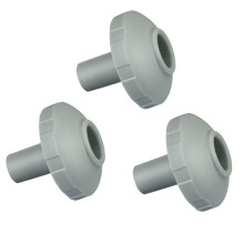 Swimming Pool Hose Connector Adapter Swimming Pool Inlet Nozzle Swimming Pool Spray Filtration Connector, 3 Pcs