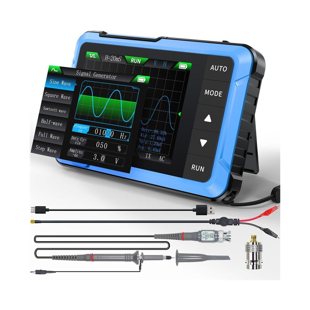 Oscilloscope/Dds Signal Generator 2-In-1,2.8 Inch Tft,10Mhz Bandwidth, 48Ms/S Sampling Rate, Trigger Function Auto/Nomal 6033968583371