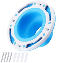 Toilet Flange Repair Kit, Universal Toilet Flange Fits, Fitting 4In and 5In Pipes, Toilet Repair and Install,