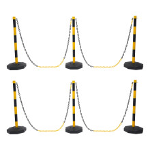 Traffic Cones Delineator Post 6 Pack Adjustable Safety Cones