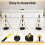 Traffic Cones Delineator Post 6 Pack Adjustable Safety Cones 6