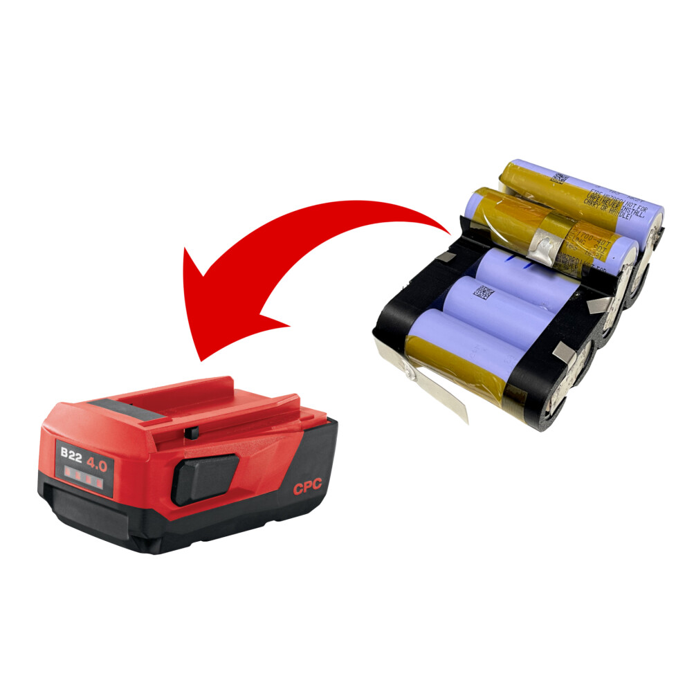 Li-Ion Cell Pack For Hilti B22 4,0Ah Teâ4ÂA22 Siwâ22TâA 21,6V 5903940380643