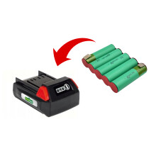 Li-Ion Zellenpack für FloraBest MOCA 18V FAH18A FRT 18 A1 2,0Ah Samsung 20R