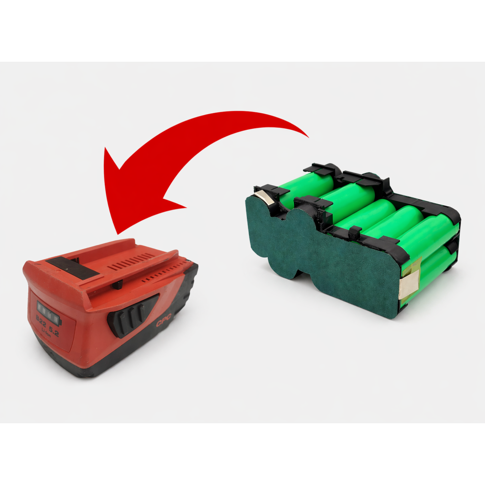 Li-Ion Cell Pack For Hilti B22 5,2Ah Teâ¯6ÂA22 Sfâ¯6HâA22 Sidâ¯4ÂA22 21,6V 5903940380667
