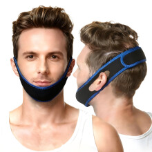 Jugulaire réglable pour utilisateurs de PPC, solution anti-ronflement et anti-respiration buccale, confort de sommeil amélioré