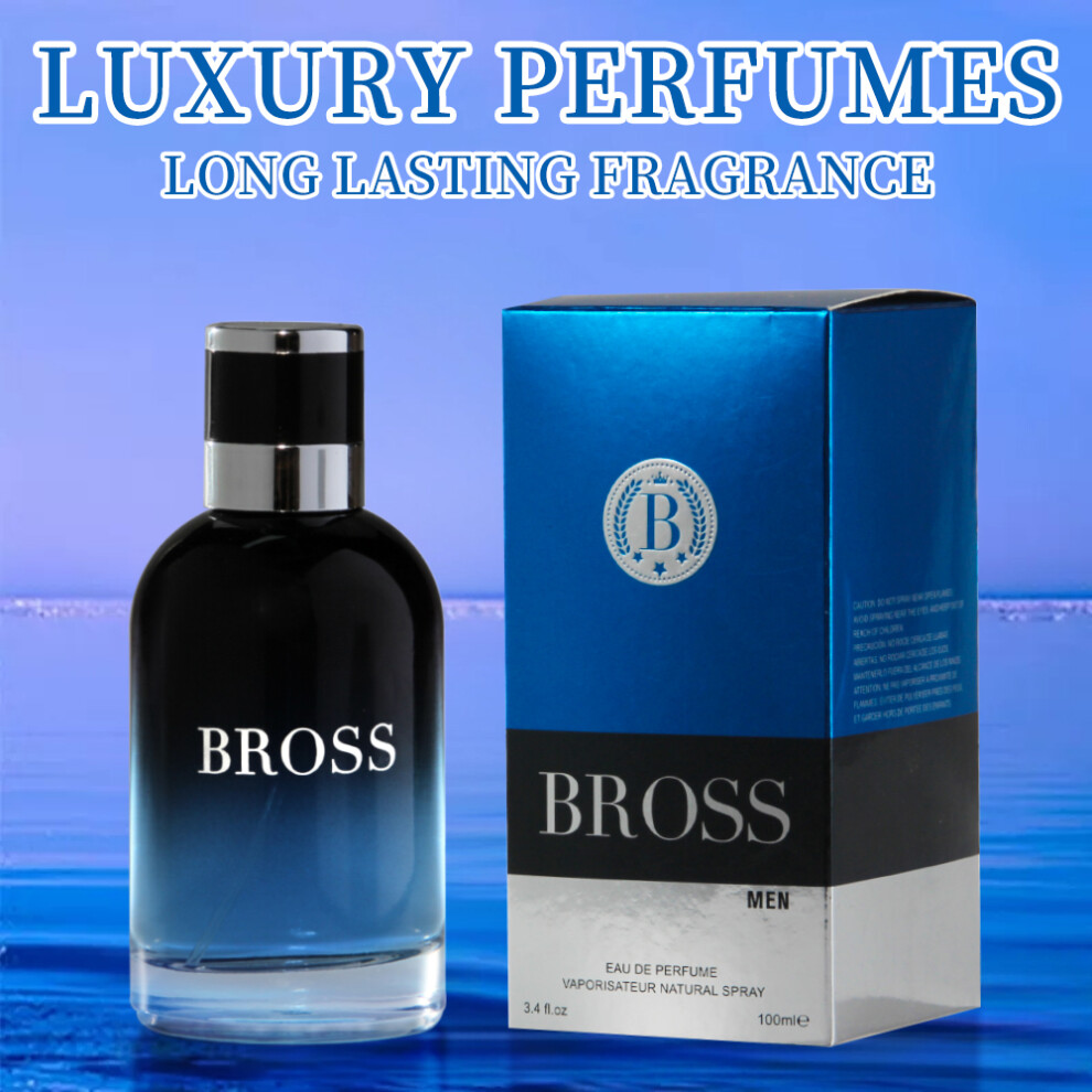 Independent Brand (Lavender-Violet) 3.4 Oz Men's Eau De Toilette Spray, Long-Lasting Perfume, Calabria, Lemon, Pepper And Vetiver, Very Suitable For Dating