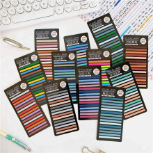 24X Transparent Rainbow Index Memo Pad It Sticky Notepads Paper Sticker Notes School Supplies Kawaii Stationery Gift