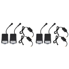 4st 1,5 Tums Frontgaller LED-Lampor Vit/Amber Hi/Lo för Motorcykelbil Lastbilar UTV Driving Dimljus 30W 9-32V