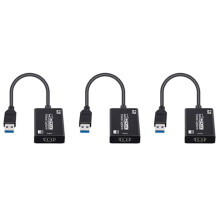 3X Video Aufnahme Karte Auf USB 3.0 Full HD 1080P 4K Aufnahme Karte Live Streaming und Aufzeichnung