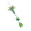 Crystal Suncatchers for Window Hanging,-green tree pendant 1