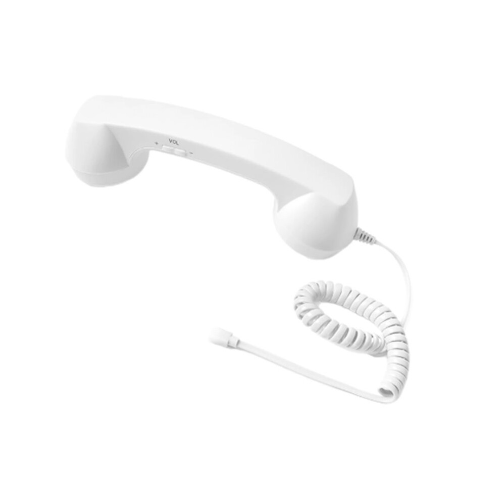 Wired Type-C Mobile Calls Telephones Receiver Retro Style Call Accessory Plug Clear Calls Handset Companion White 6031021908376