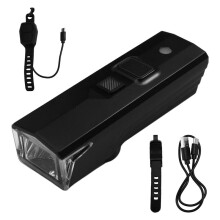 Éclairage Avant Intelligent pour Vélo, Phare Rechargeable avec Klaxon, Télécommande Sans Fil, Lampe Torche pour Vélo.