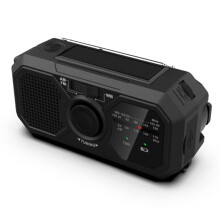 Hand Crank Portable Solar Radio, Emergency Kits First Aid Radio with Crank, Dynamo AM/FM/WB Radio,Blackout Power Station