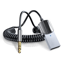 5.0 Aux Adapter Car Wireless Receiver USB to 3.5mm Jack Audio Music Mic Handsfree Car Kit Speaker Transmitter