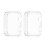 Case for Watch Fit 5 Temper Glass Screen Protectors &-Clear 1