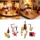 Simulation Minaiture Musical Instrument Model Figure Doll House 2