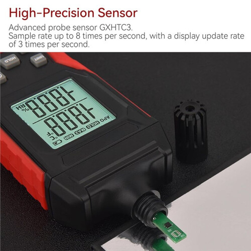 Digital Hygrometer & Temperature Meter - Industrial, Home Use, LCD Backlight 2