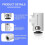 3pack A1mini Feed Pipe Connector, PTFE Tube Connector for  A1mini 3D Printer 5
