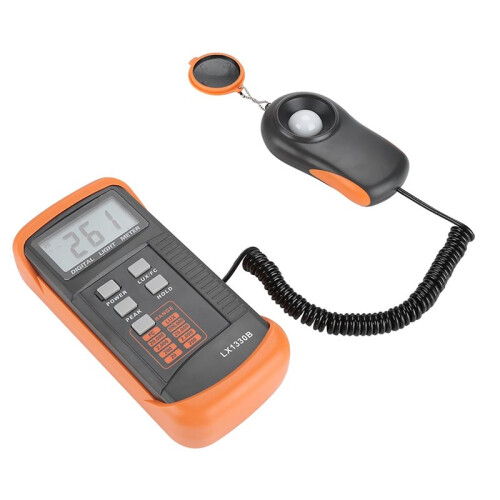 LX1330B Digital Luxmeter LCD Display Light Meter 0-200,000 Lux Testing Illuminometer 1