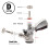 A/D/S Type Keg Coupler All-SS with 8mm Duotight Push-Fit for Homebrewing A 4