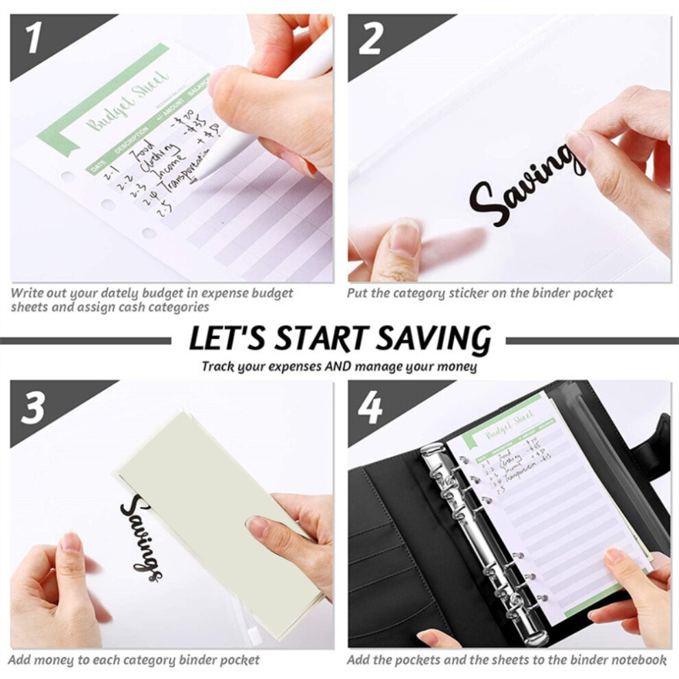 A6 Magnetic Buckle Aurora Wallet Planner