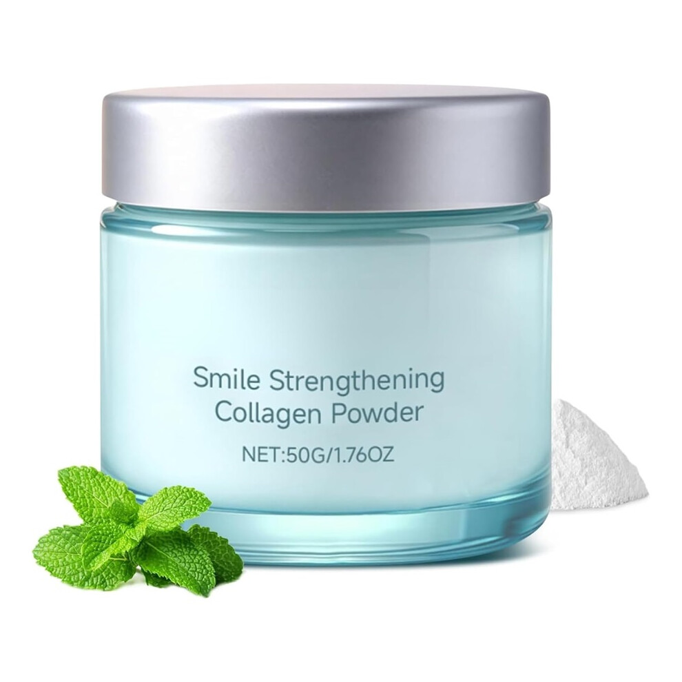 Gogerstar Collagen Tooth Powder,Teeth Cleaning Powder With Collagen For Gums And Teeth,Enamel Safe Powder Toothpaste,Advanced Tooth Whitening Powder