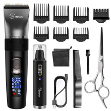 Hatteker Hair Clipper Beard Trimmer Nose Hair Trimmer Long Hair Trimmer