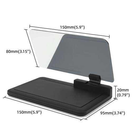 Head-Up-Display-Ständer aus ABS-Bauweise mit 2