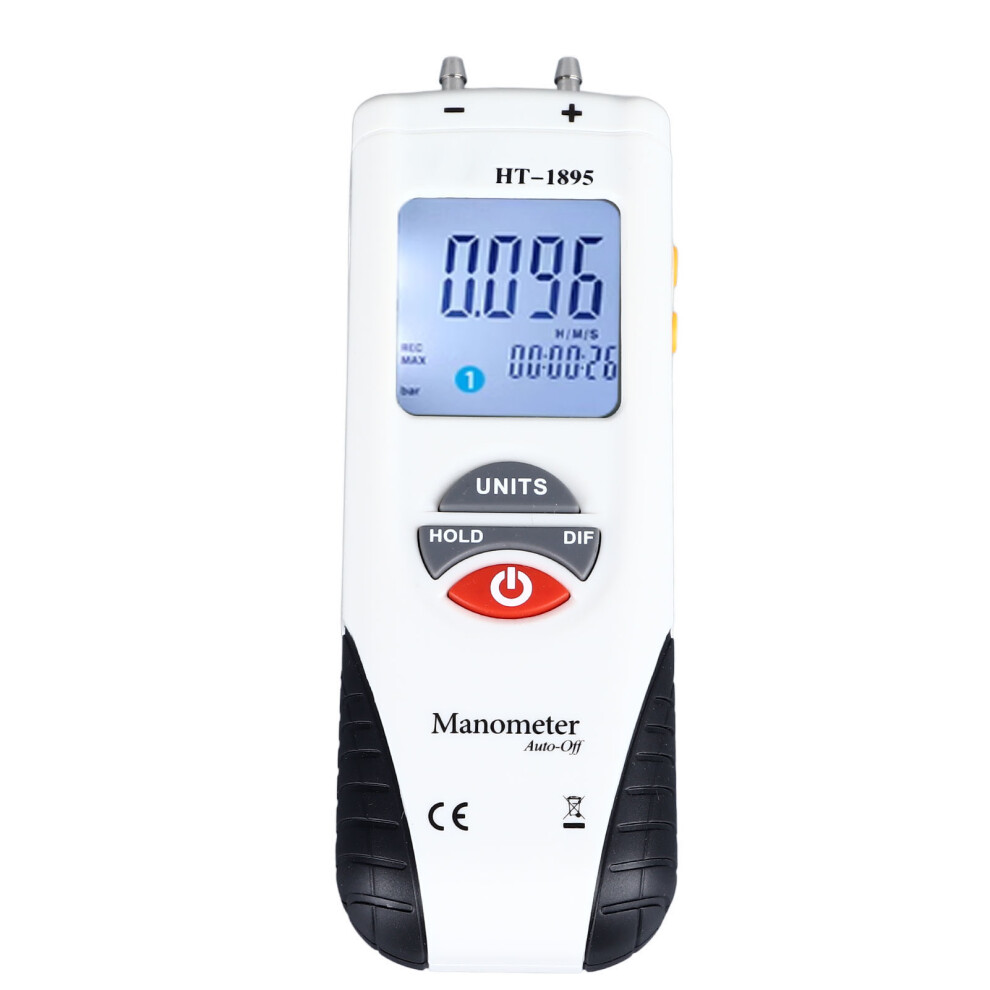 Ht1895 Backlit Manometer Air Gas Pressure Light
