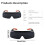Verstellbare Schutzbrille,-Grauer Chip o Foo 5