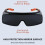 Verstellbare Schutzbrille,-Grauer Chip o Foo 7