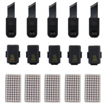 Siliconen Sok en Siliconen Wisser voor QIDI Q2 Snijblad Hotend 3D-Printer Accessoires