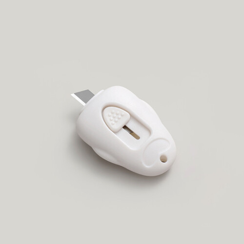 Mini-Universalmesser mit Schlüsselanhängerloch White