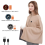Portable Electric Heated Soft Zipper Shawl Blanket 4