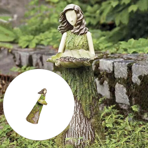 Wunderschöne Harz-Göttin-Figur, Ornament, Göttin, Waldmädchen, 1