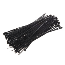 8" Kunststoff Kabelbinder 100 (Schwarz)