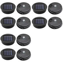 12X Solarlicht-Ersatzteil, Oberes Solarmodul, zum Aufhängen im Freien, Solarlaternen, Teile, Wasserdichtes Gartenbeleuchtungszubehör