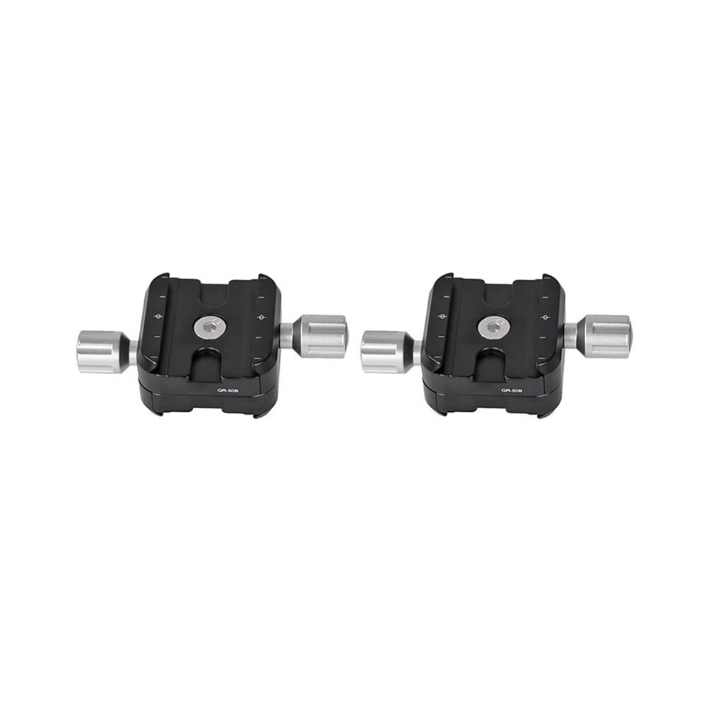 2X Qr-50B Double-Layer Quick Release Clamp Holder Panoramic Shooting Clamp 4711052536688