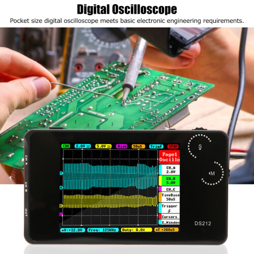 DS212 Pocket Digital Oscilloscope 2 Channel 2