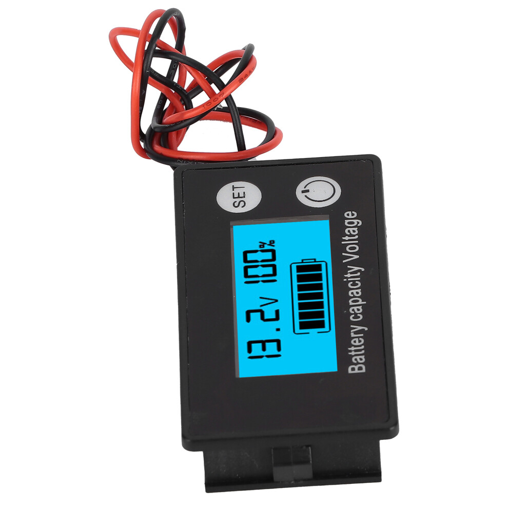 JX-6133 Blue LCD Voltage Monitor Waterproof 8-100V