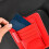 Space Saving Car Visors Card Keeper with Double Layer-Brown 3