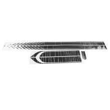 4-Pack Black Universal Car Stickers